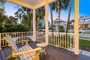 Spend Evenings on the Front Porch after a Day at the Beach!