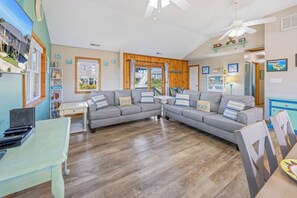 Surf or Sound Realty - 1109 - Down by the Dunes - Great Room -4