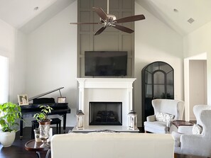 Upstairs living area