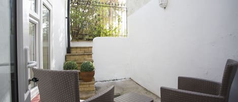 Private Patio over looking the gardens