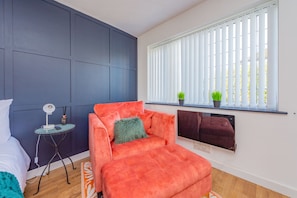 Relax in this gorgeous comfy chair after a busy day