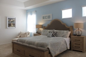Master Bedroom with King EnSuite Bathroom and Balcony - 2nd Floor