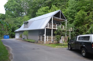 This home has up and downstairs units to sleep a total of 12 guests