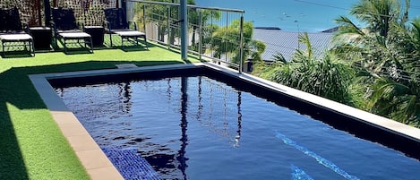 Infinity pool and terrace