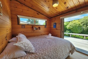 King Bedroom with access to the deck