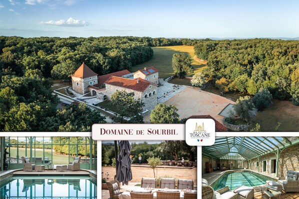 100-hectare park - 8 suites with bathroom - Terraces: garden lounges, charcoal barbecue, table tennis - Fully equipped kitchen - 4K TV - Fireplace - Table football - Broadband WiFi.