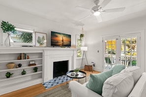 Gorgeous Living Room with Historic Charm