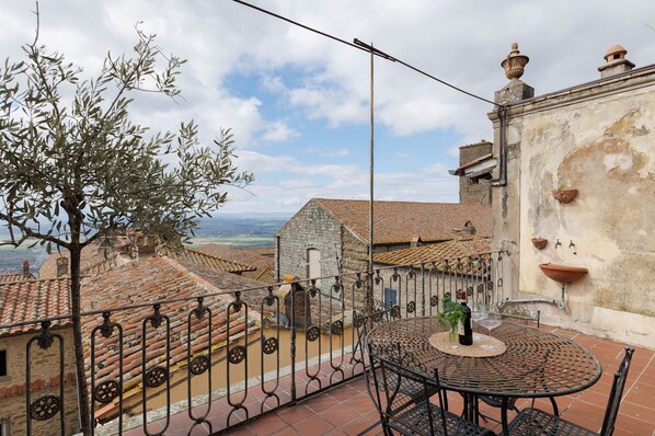 Terrace and panoramic view