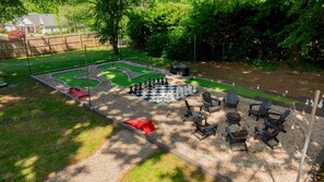 Firepit, Putt Putt, Bowling, Cornhole, MegaChess & Playground shared w/ 1 VRBO