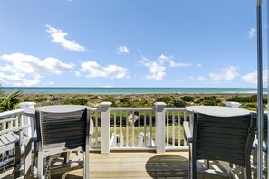 Can you see any dolphins? Deck off master suite