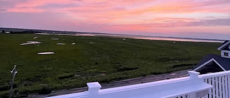 Sunset View over the Marsh and River