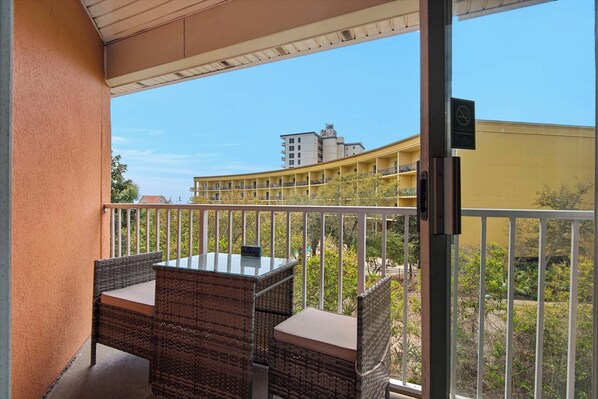 Gulf View II 327 balcony- feel those gulf breezes!