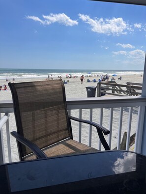 Directly on the beach