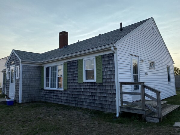 side entrance with digital lock