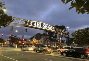 Carlsbad Village, less than a mile away