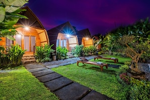 Exterior,Garden,Evening view