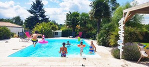 Piscine en famille