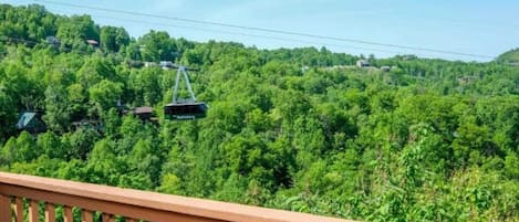 Ober Gatlinburg Tram View From Chalet