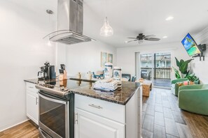 Interior - Kitchen looking into living area