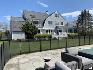 View of back of house from pool