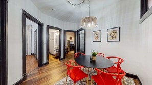 Being located amidst all the rooms, it creates a cozy and connected vibe.