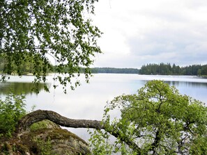 Lake where we have a small boat