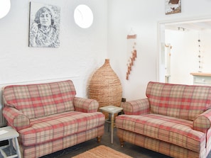 Living area | The Yard Beach Cottage - The Yard Cottages, Aberdesach, near Caernarfon