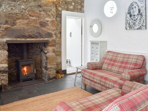 Living area | The Yard Beach Cottage - The Yard Cottages, Aberdesach, near Caernarfon