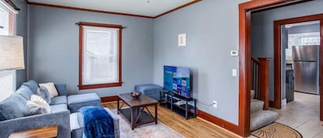 Living Room, 50" Roku TV