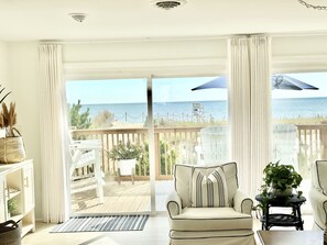 living room to deck