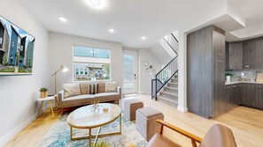 A family welcoming entrance to the cozy Living Room.