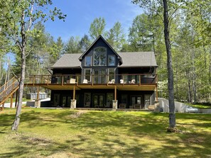 Back of house facing water