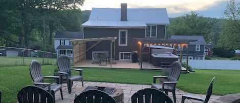 Backyard with fire pit, pool and hot tub
See all  our homes at VacationOhiopyle