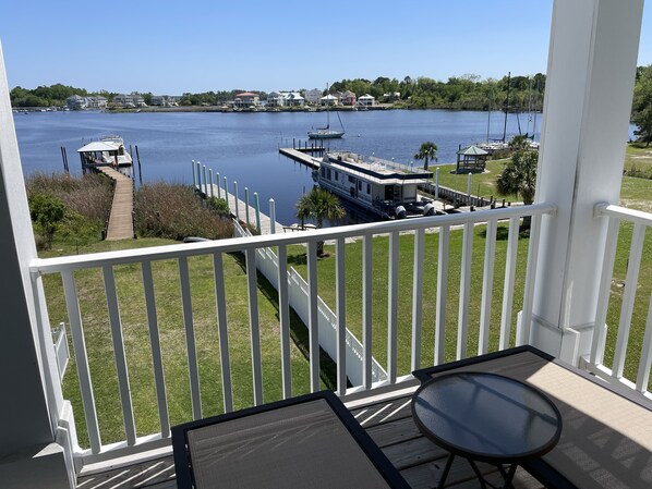 Great views from all three decks. 