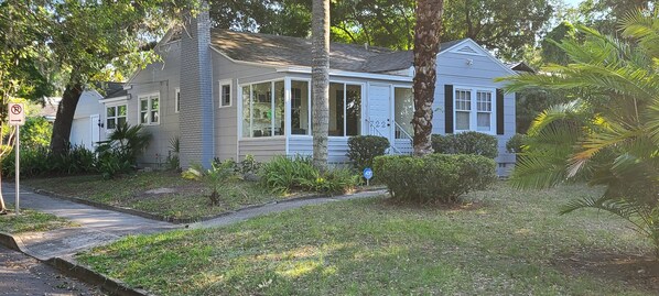Street corner view of home