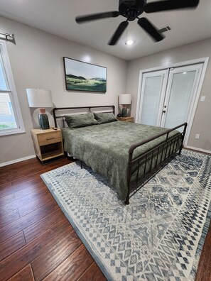 Master Bedroom - King Bed with private full bath