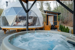 Soothe your muscles after a day of scenic hiking and exploring.