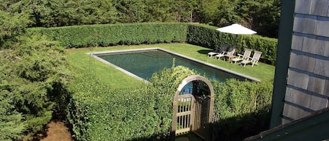 private saltwater pool