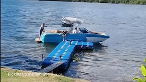 Private jetty/dock. This boat Mastercraft xstar available for charter.