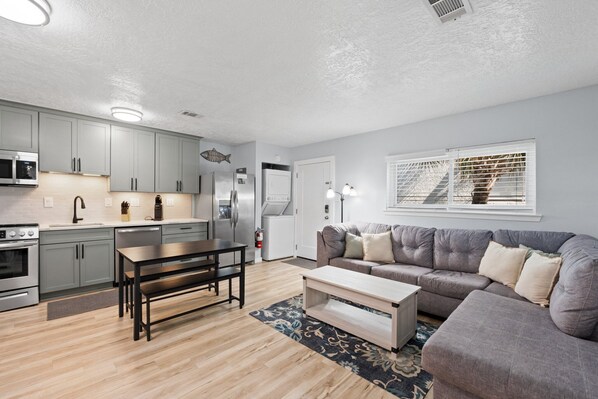 Living Area - Sleeper Sofa - Smart TV