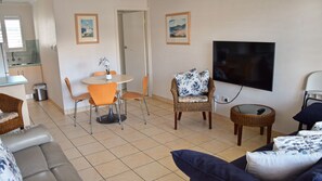 Living and dining area.