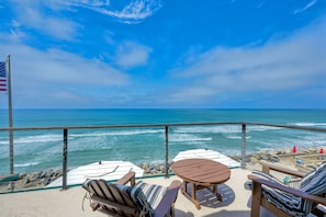 Enjoy the ocean view from your private second floor balcony