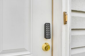 Our keyless entry system ensures that our guest feels secure during their stay.