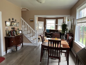 Living and dining rooms