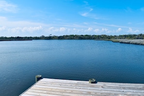 Our private dock on the sound.