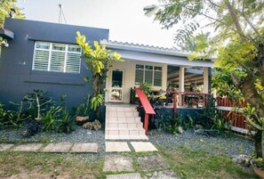 This is the main house where the apartments are located adjacent to the property.