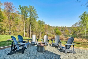 Gather around the fire pit for cozy evenings and warm conversations under the stars.