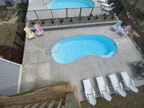 Private pool area