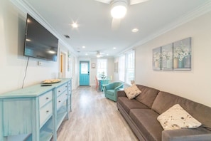 Living room from back door