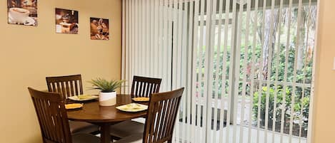 Kitchen and dining room